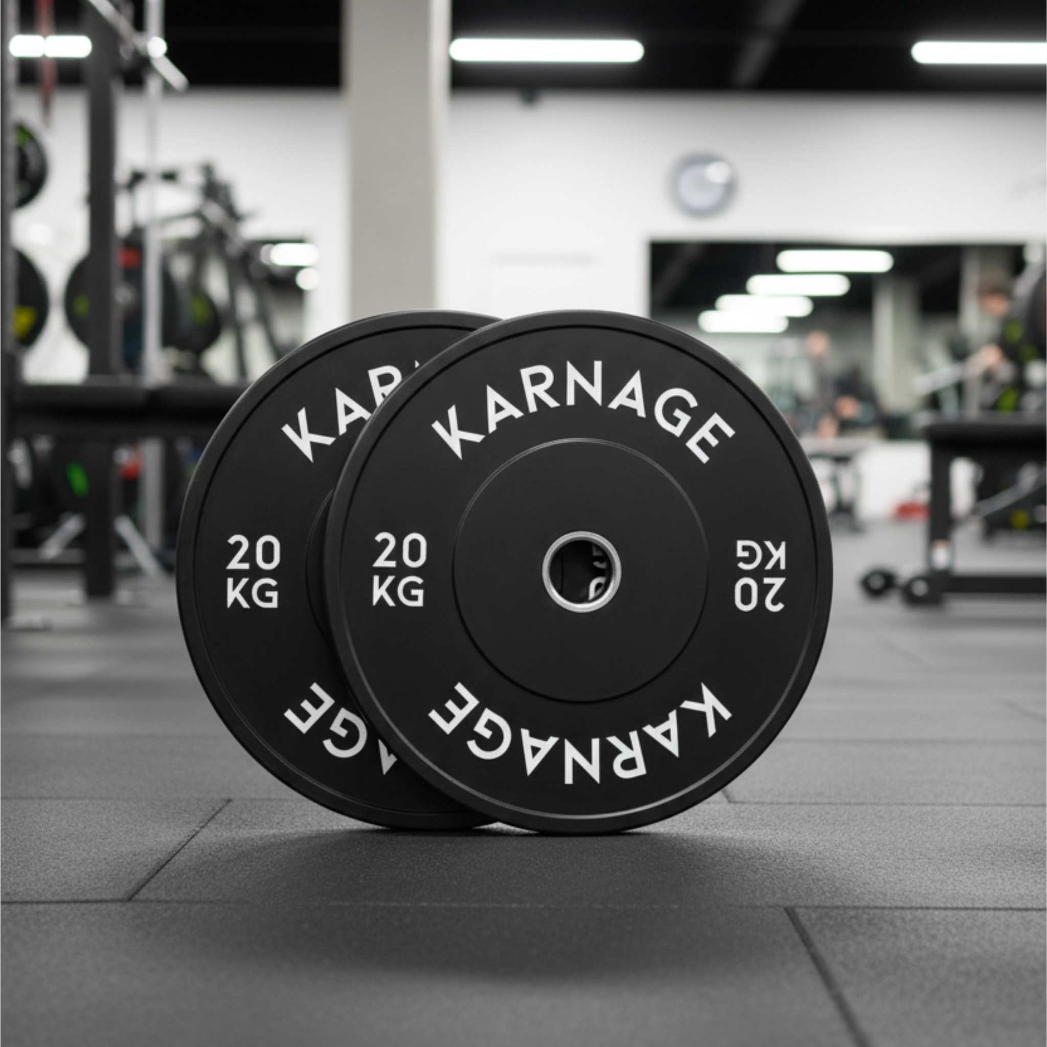 Karnage Rubber Bumper Plates - Black
