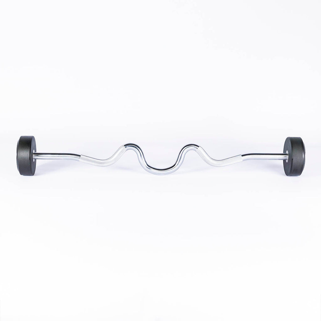 Primal Performance Series Urethane Supercurl EZ-Barbell Set 5kg-50kg - (10 Bars)