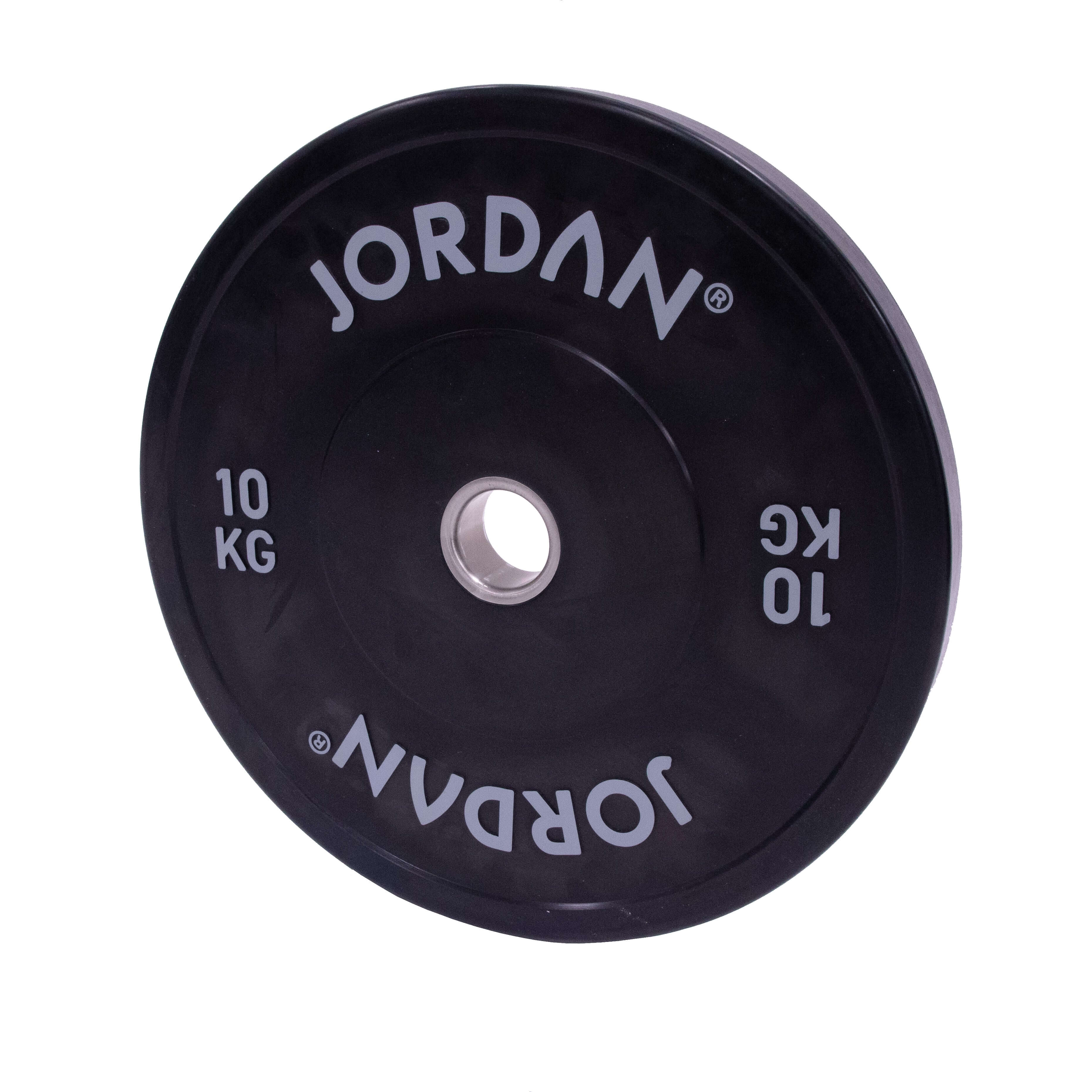 JORDAN HG Black Rubber Bumper Plate (5 - 25Kg)