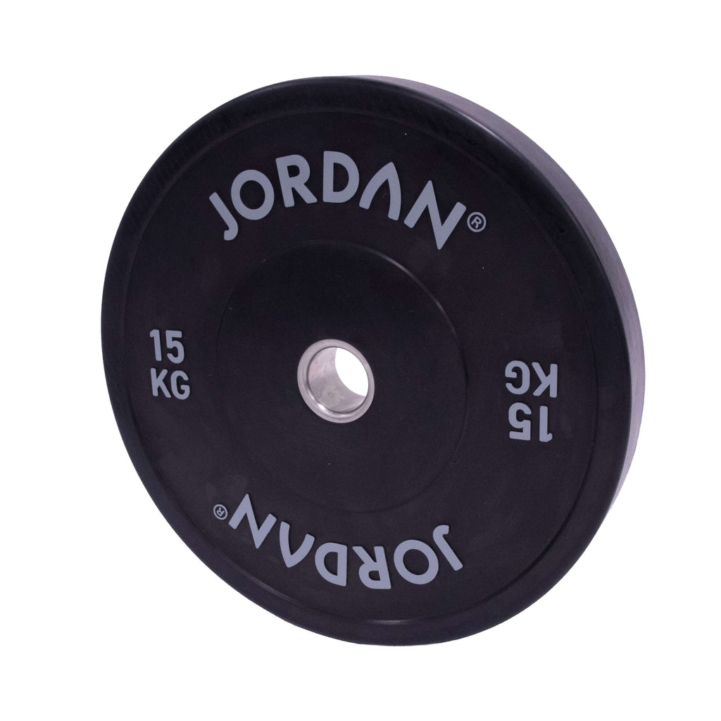 JORDAN HG Black Rubber Bumper Plate (5 - 25Kg)