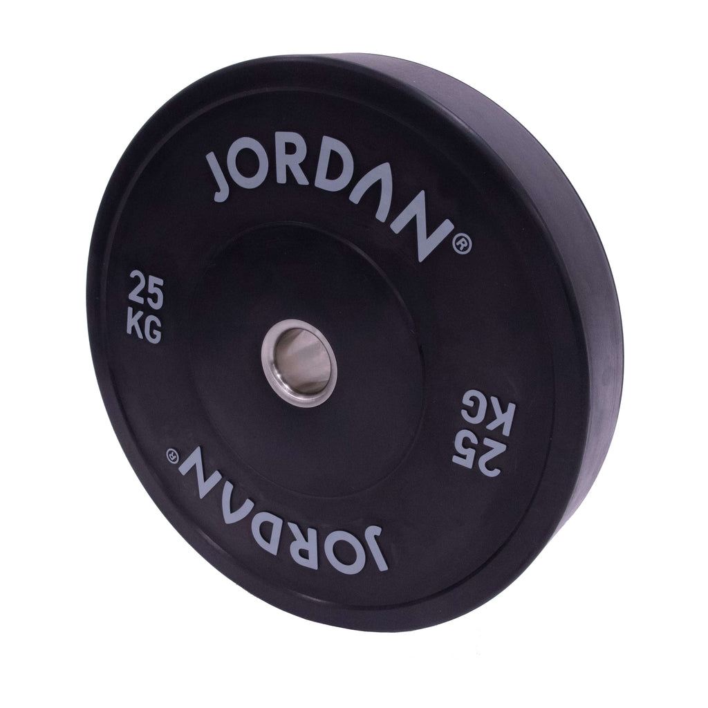 JORDAN HG Black Rubber Bumper Plate (5 - 25Kg)