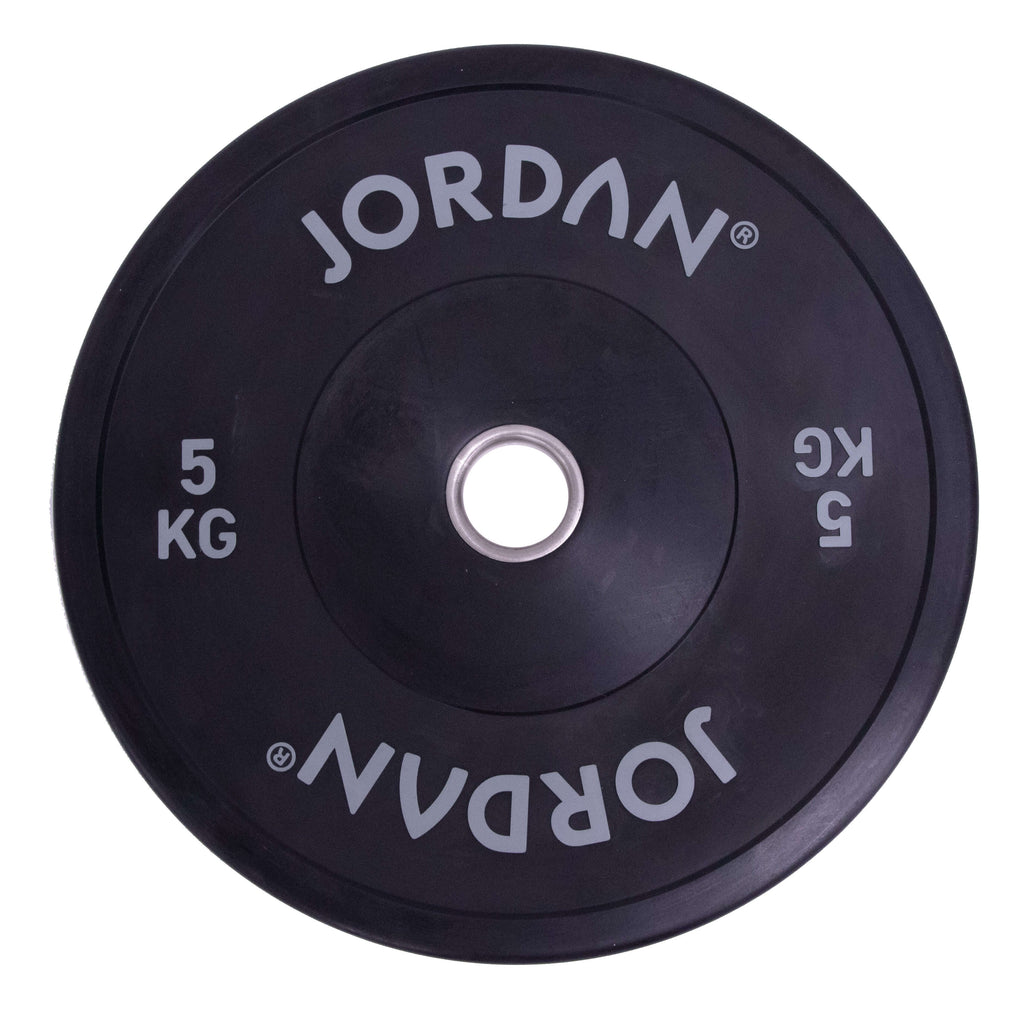 JORDAN HG Black Rubber Bumper Plate (5 - 25Kg)