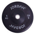 JORDAN HG Black Rubber Bumper Plate (5 - 25Kg)