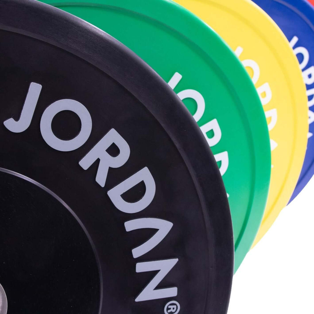 JORDAN HG Coloured Rubber Bumper Plate (5 - 25Kg)