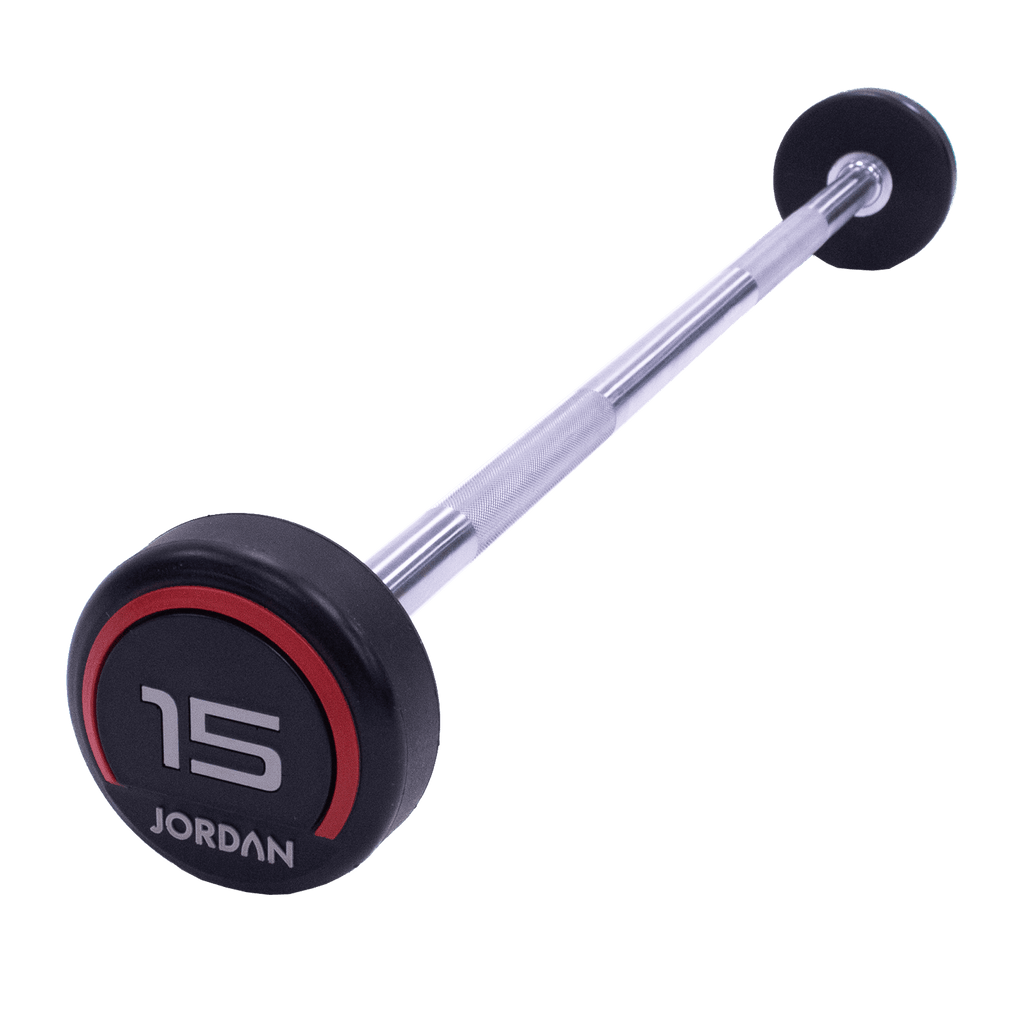 JORDAN Urethane Barbell with straight bar (10 - 45Kg)