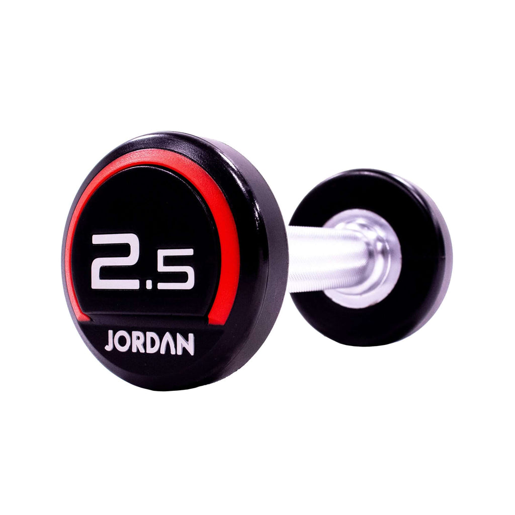 JORDAN Urethane Dumbell Set (Red)