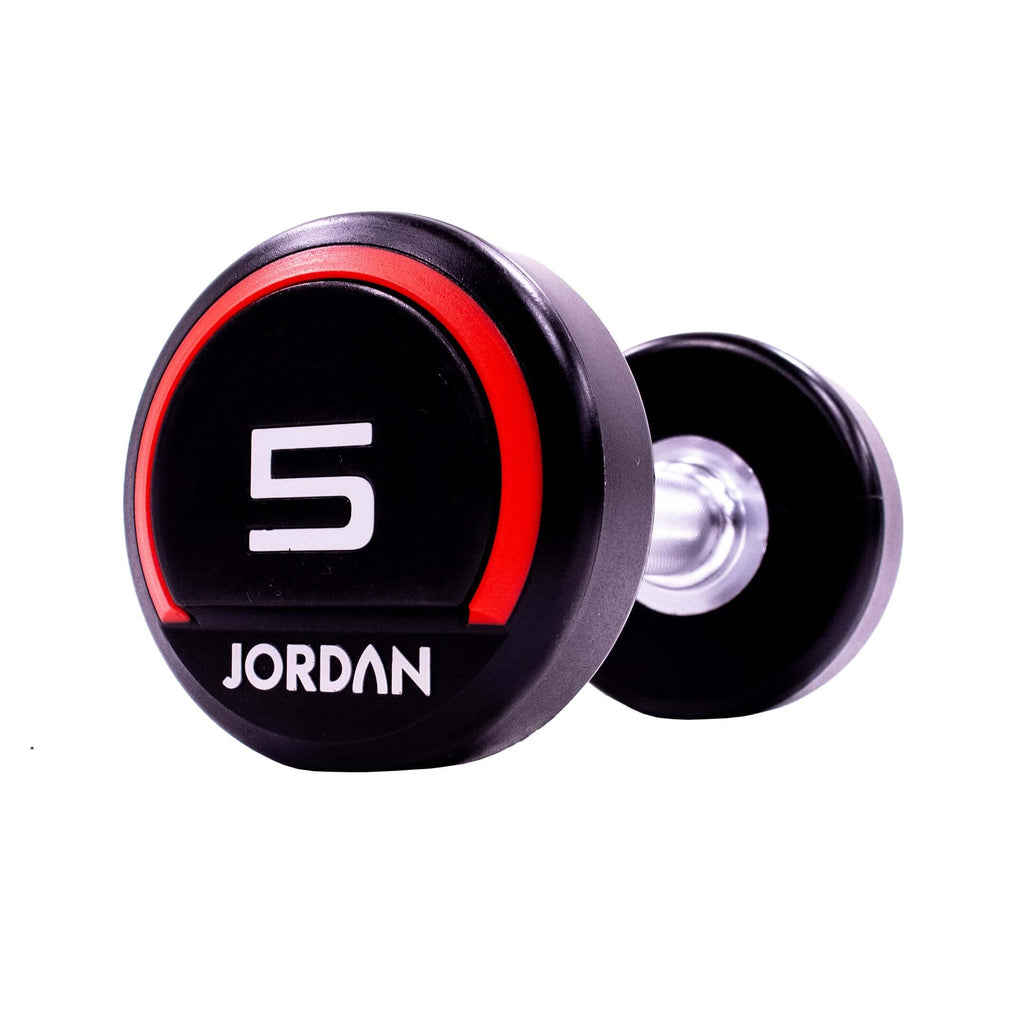 JORDAN Urethane Dumbell Set (Red)