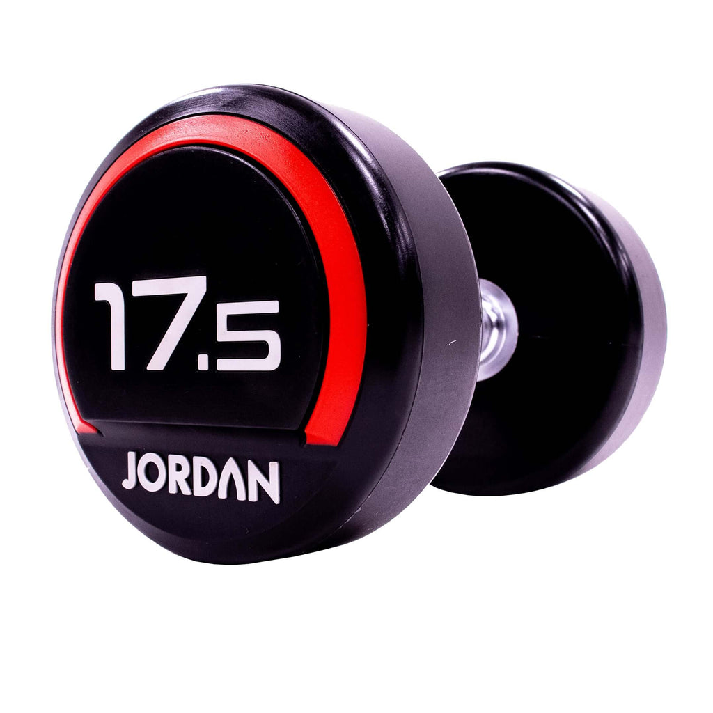 JORDAN Urethane Dumbell Set (Red)