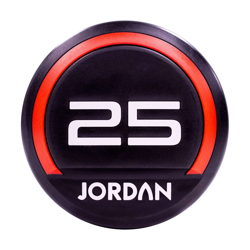JORDAN Urethane Dumbell Set (Red)