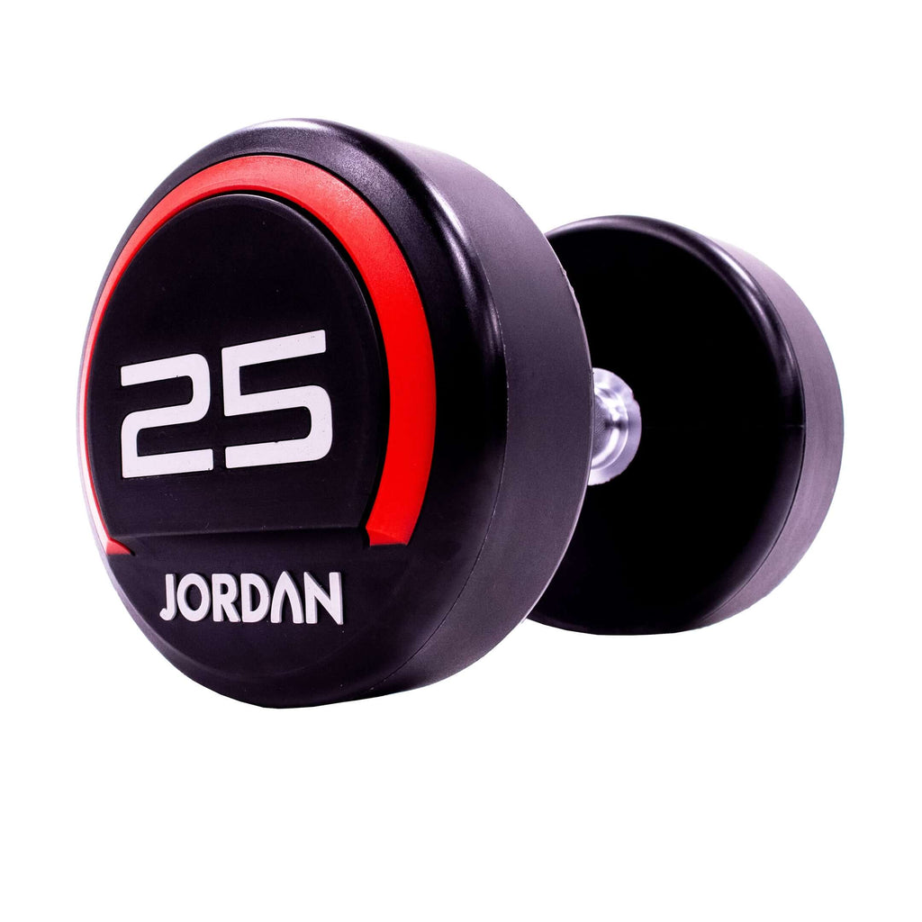 JORDAN Urethane Dumbell Set (Red)