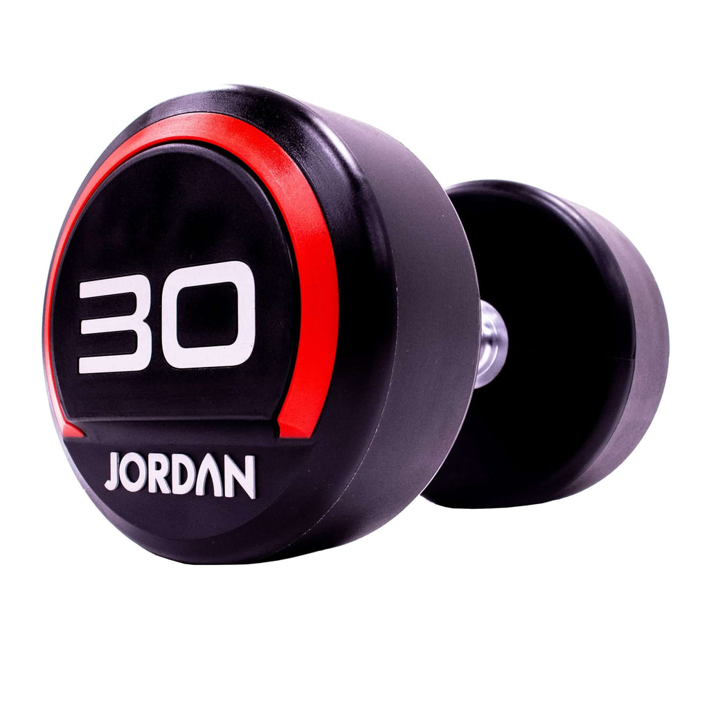 JORDAN Urethane Dumbell Set (Red)
