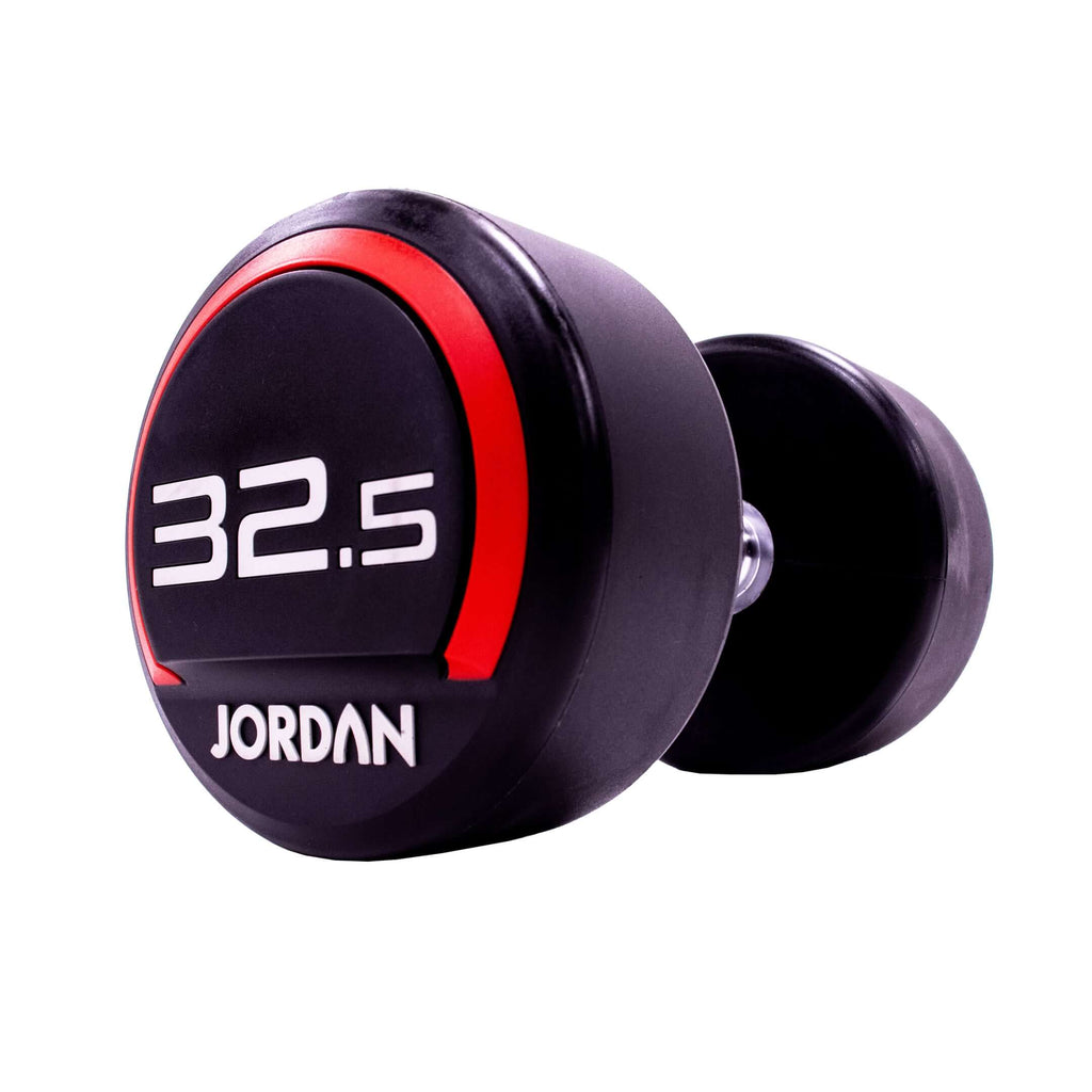 JORDAN Urethane Dumbell Set (Red)