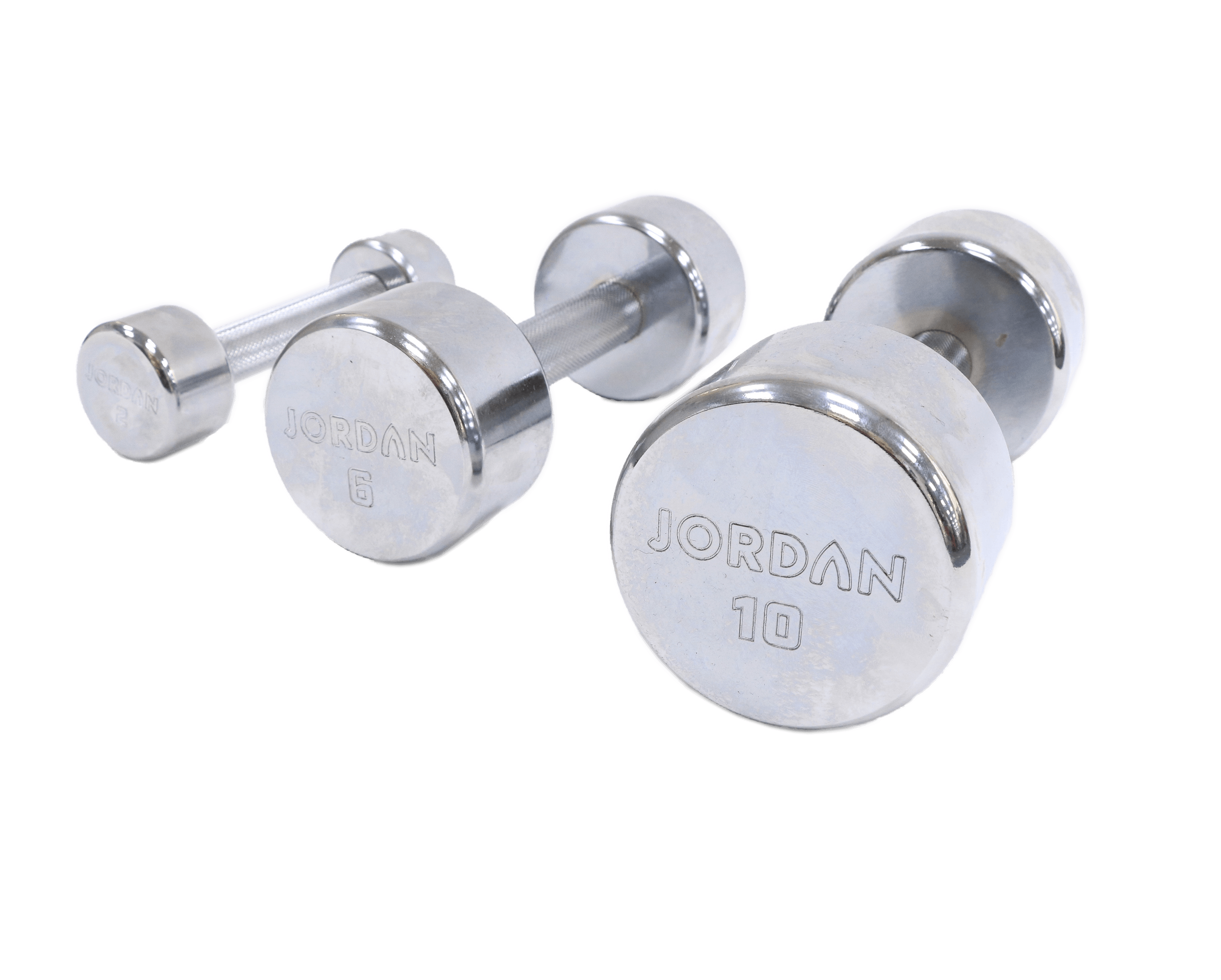 JORDAN Chrome Dumbbells (Pair) (1 - 20Kg)