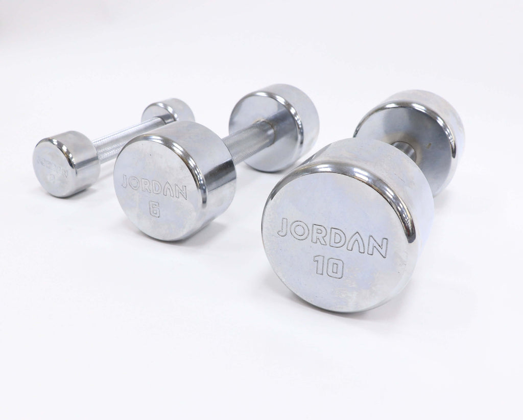 JORDAN Chrome Dumbbell Set