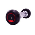 JORDAN Rubber Dumbbell Set (Red)