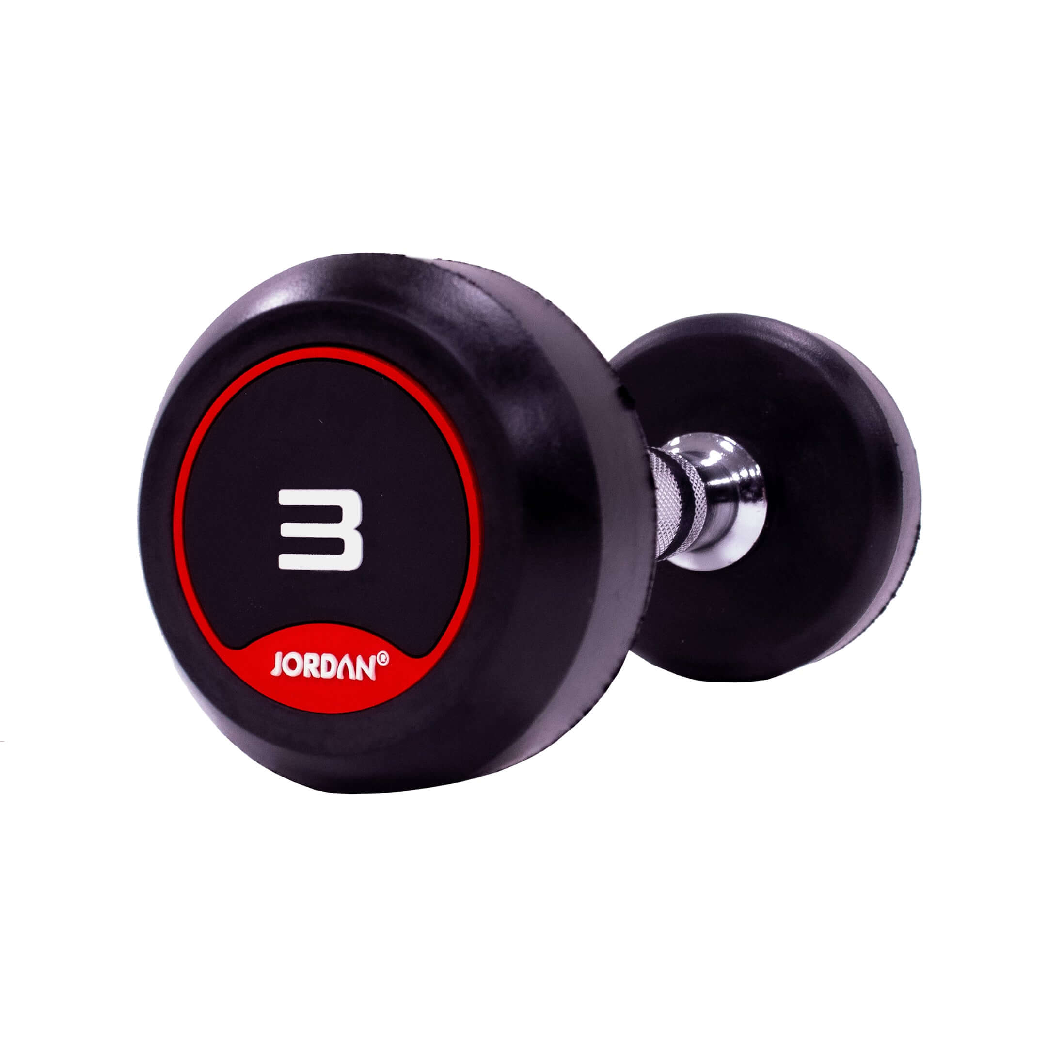 JORDAN Rubber Dumbbell Set (Red)