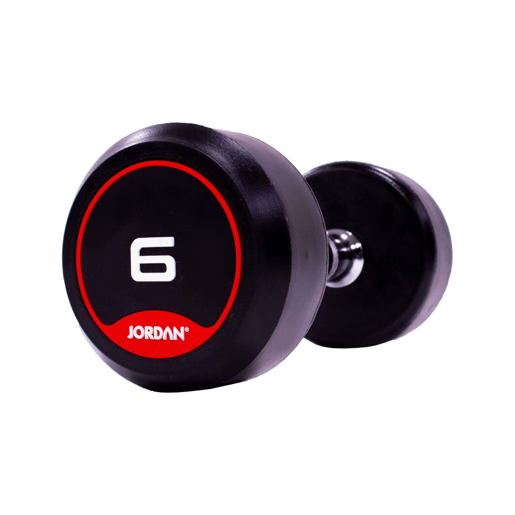 JORDAN Rubber Dumbbell Set (Red)