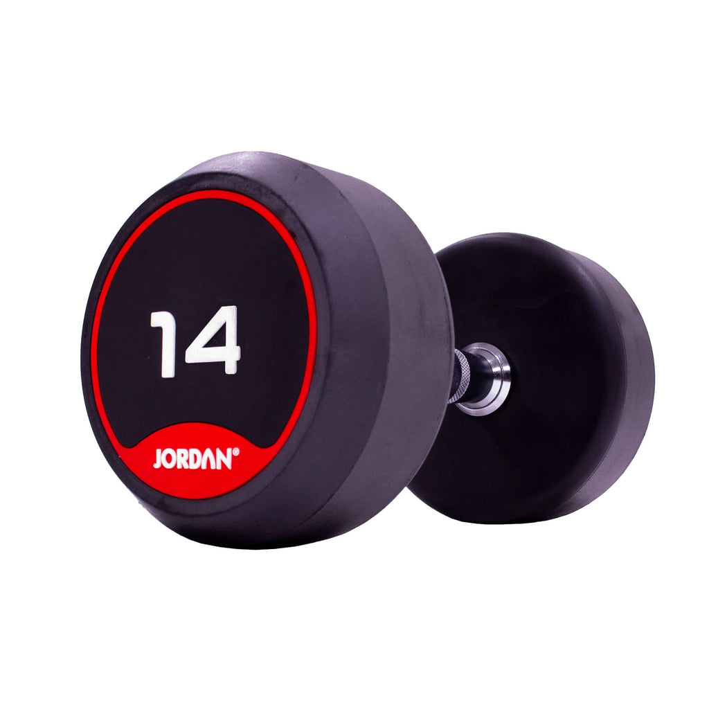 JORDAN Rubber Dumbbell Set (Red)