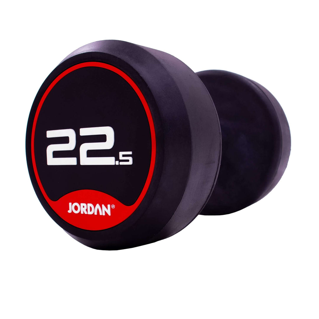 JORDAN Rubber Dumbbell Set (Red)