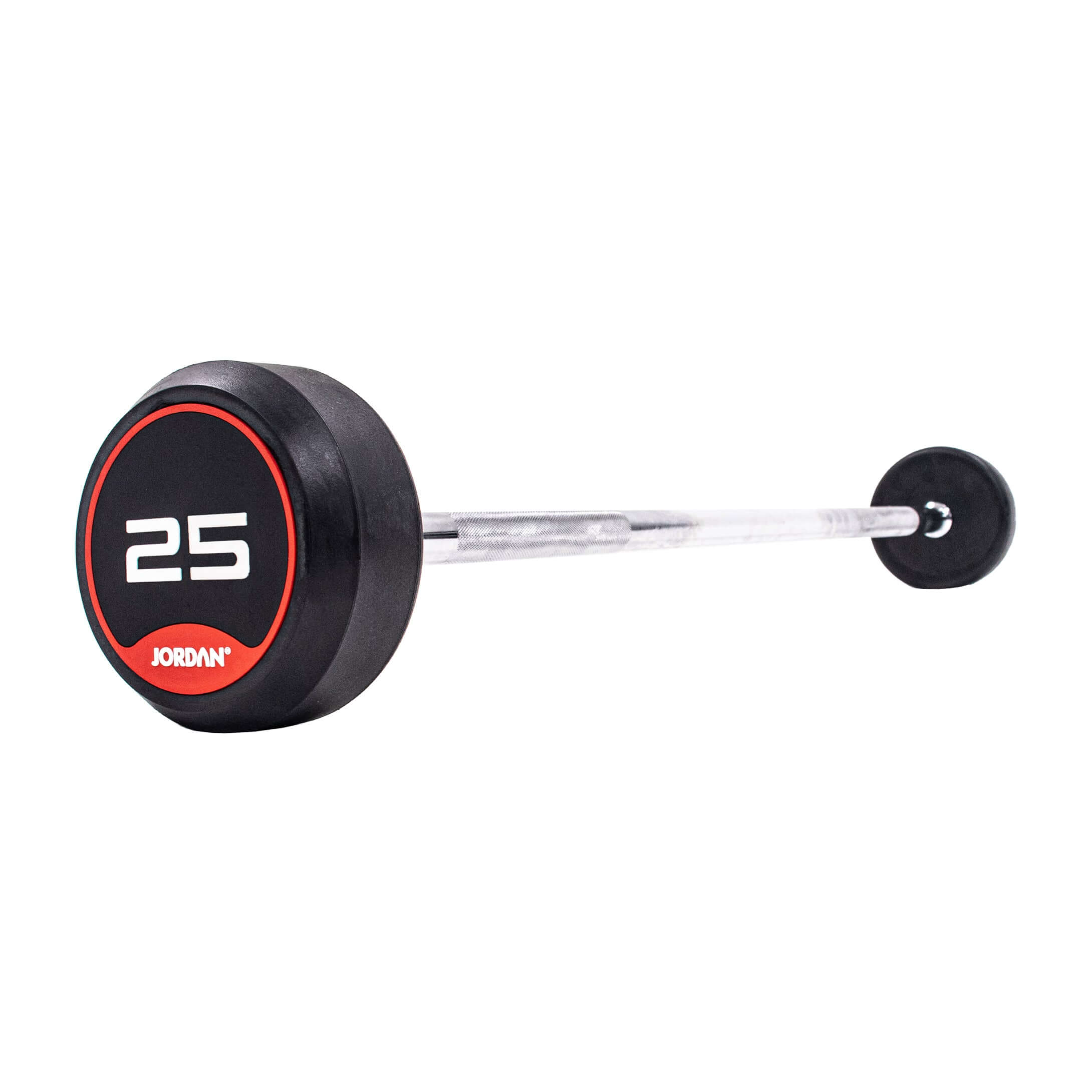 JORDAN Rubber Straight Bar Barbell Set (Red) (10 Bars) (10-45kg)
