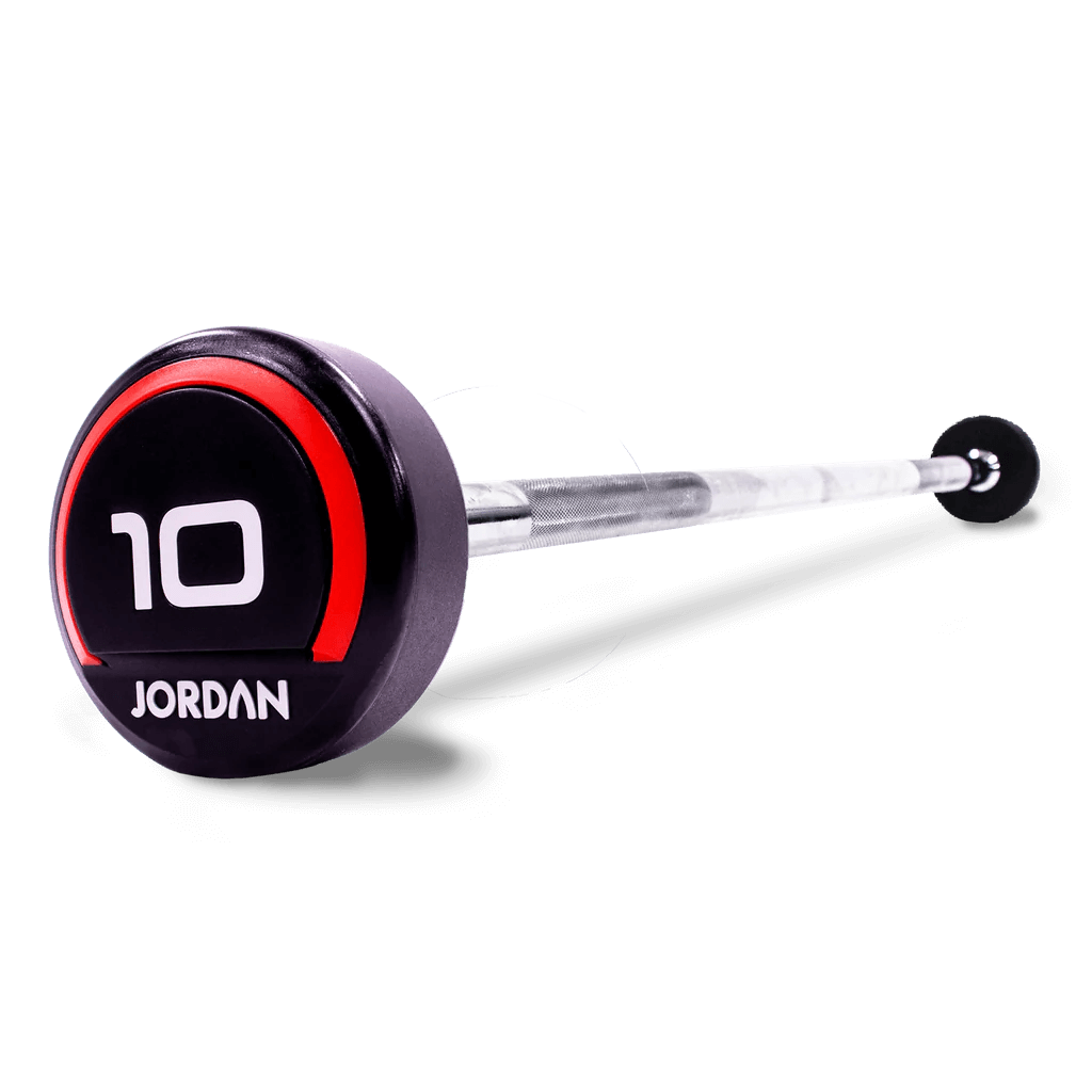 JORDAN Urethane Barbell with straight bar (10 - 45Kg)