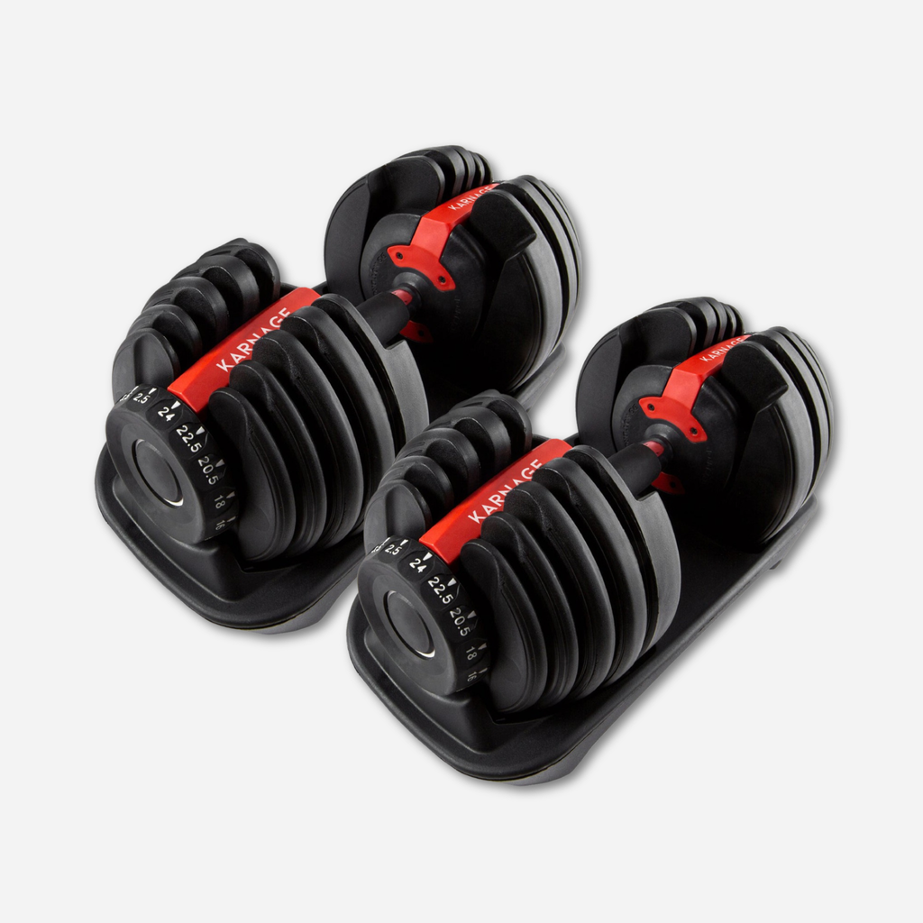 Karnage 24KG Adjustable Dumbbells (Pair)