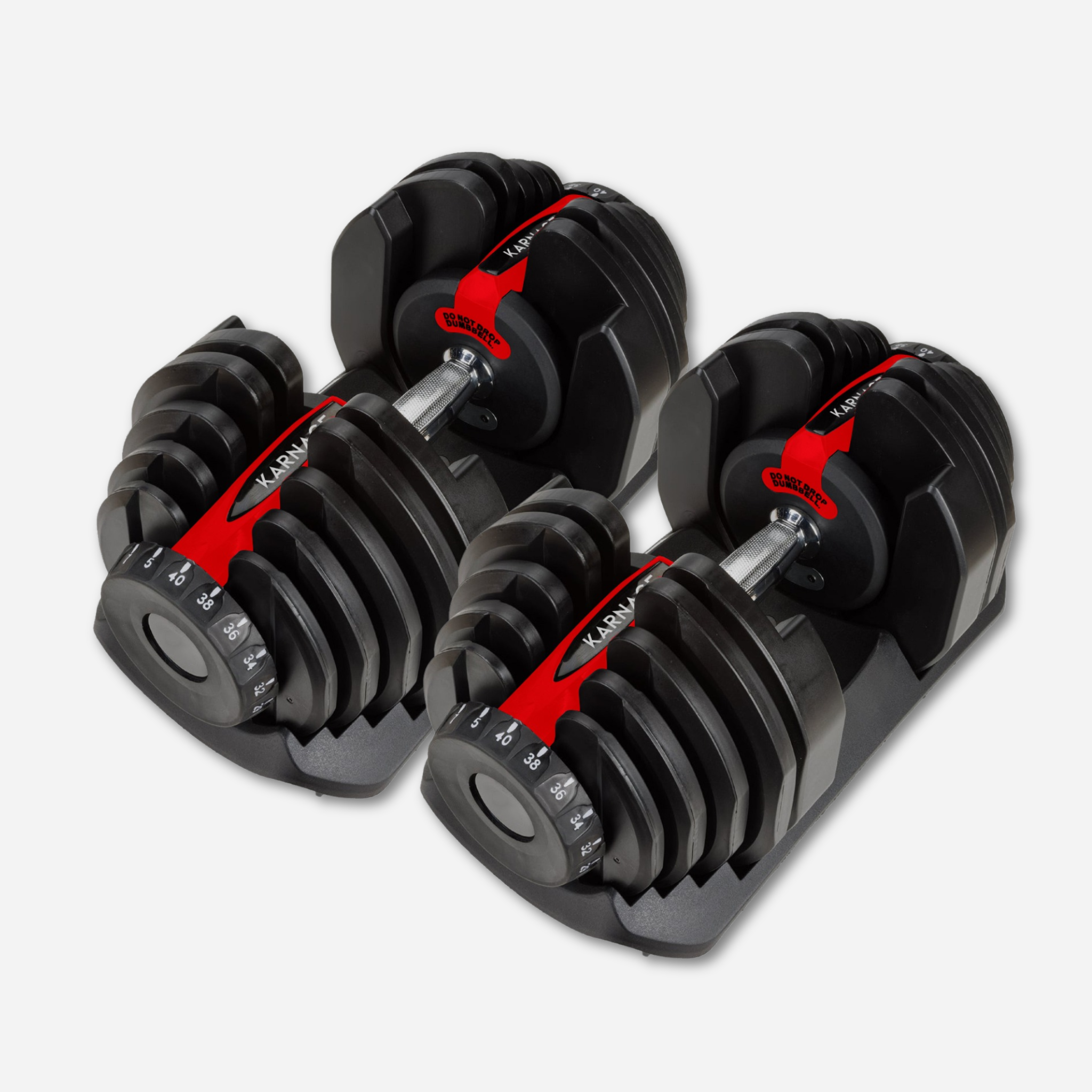 Karnage 40KG Adjustable Dumbbells (Pair)