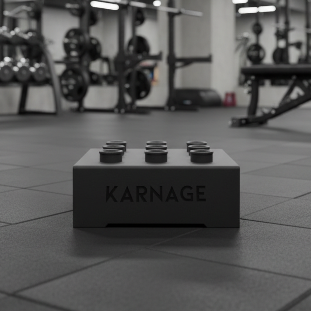 Karnage 9 Olympic Barbell Box Floor Stand