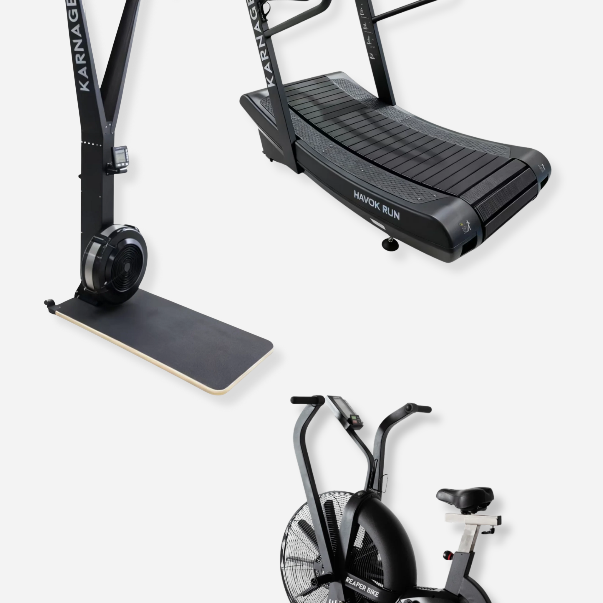 Karnage Havok HIIT Bundle (Treadmill, Air Bike, Ski)