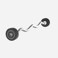 Karnage Urethane EZ Curl Fixed Barbells