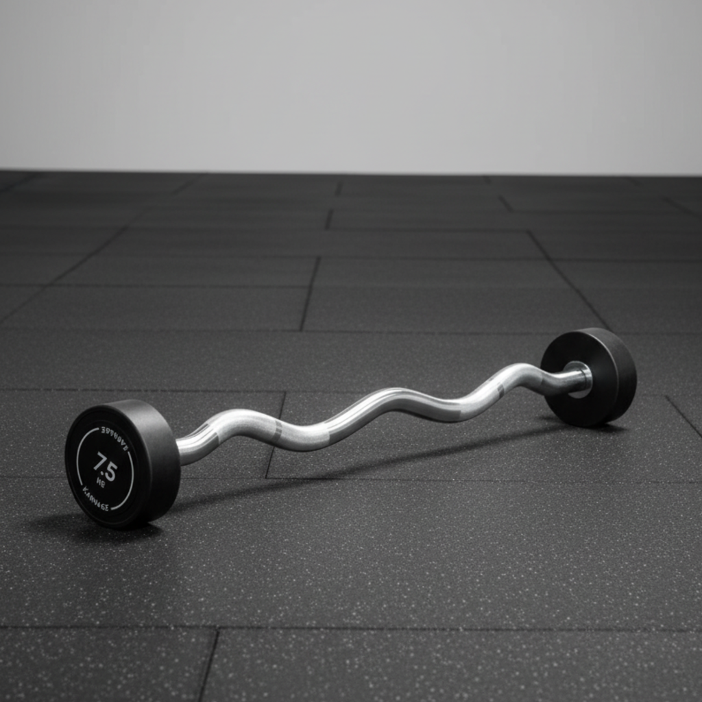 Karnage Urethane EZ Curl Fixed Barbells