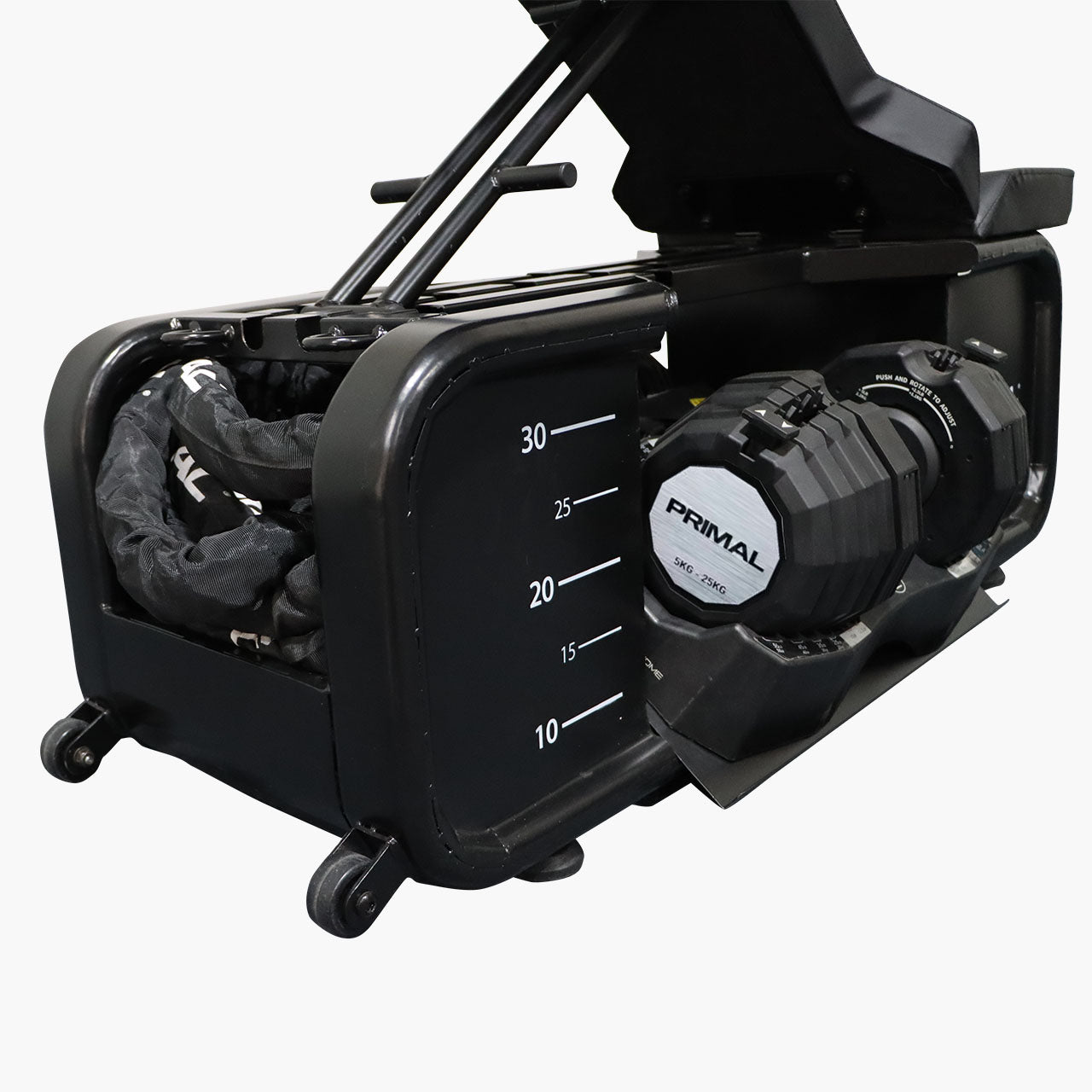 Primal Personal Series HIIT Bench with Accessories & Dumbbells