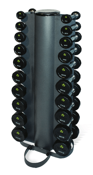 Physical Company 10 Pair Vertical Dumbbell Rack