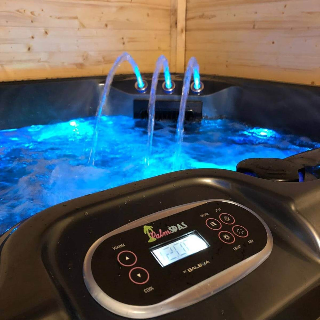 Dual Lounger + 3 Seater Hot Tub