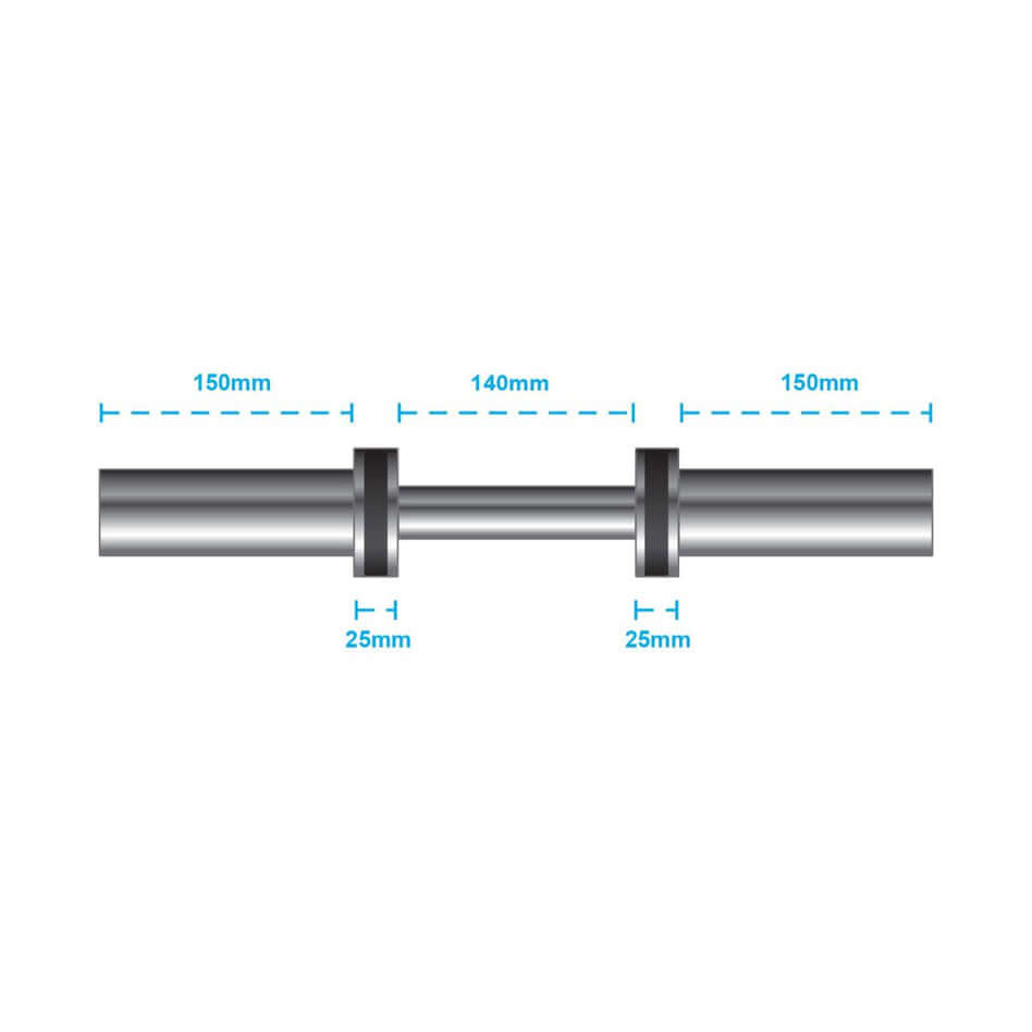 Physical Company Pro Olympic Dumbbell Bar - Single